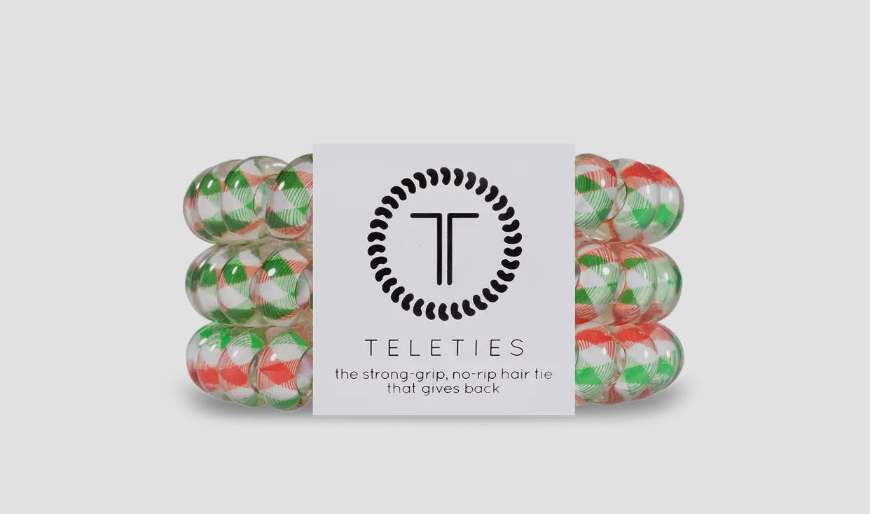 Spiral Hair Coils - Large- Holiday Hoopla