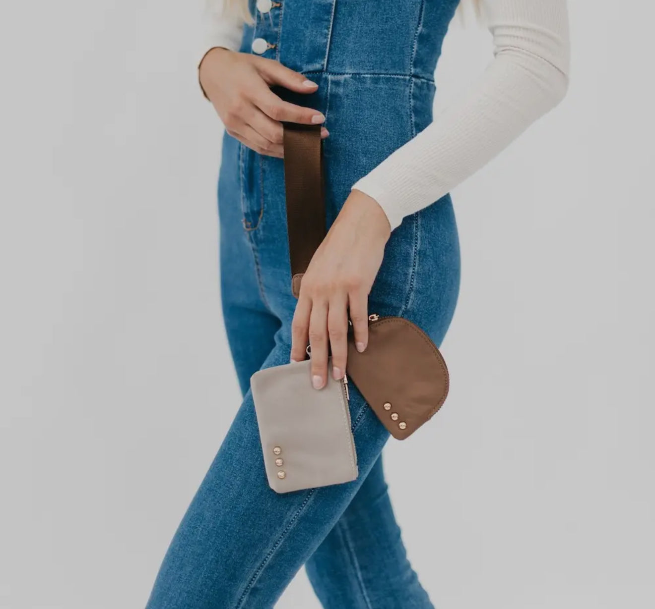 Dolly Dual Pouch Wristlet- 3 Colors