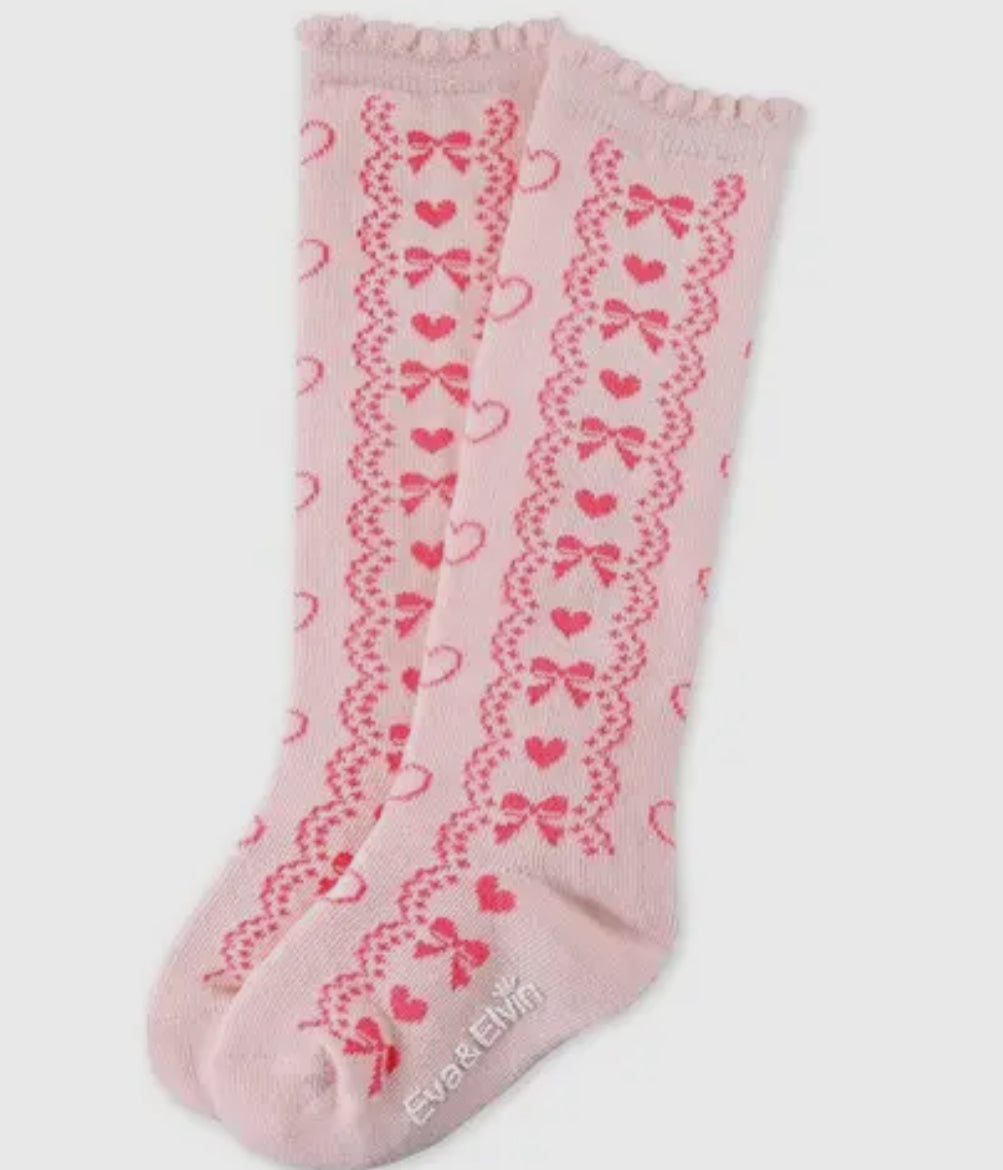 Princess Knee Socks- Pink