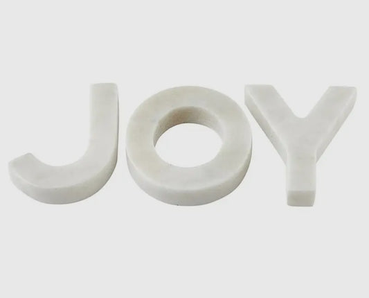 Marble Tabletop Decor- Joy