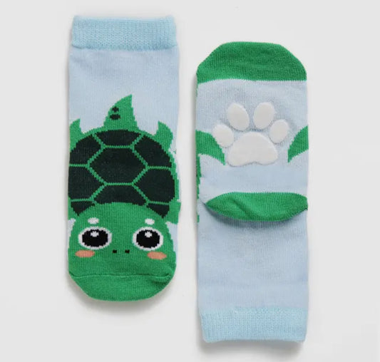 Turtle Zoo Baby Animal Socks