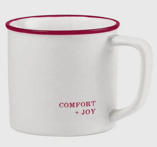 Face To Face Coffee Mug- Comfort + Joy