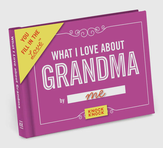 What I Love About Grandma Fill in the Love