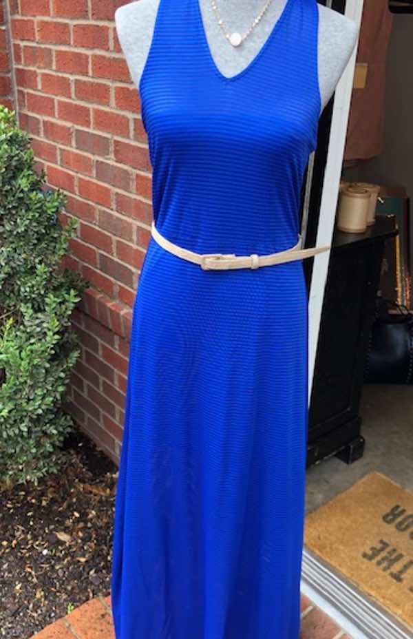 Something in the Way Maxi Dress- Regal Blue Maxi Dress