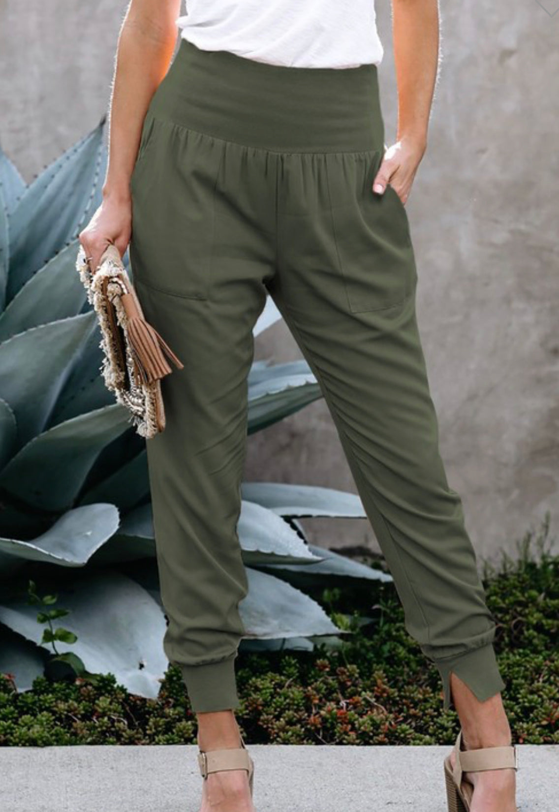 Uptown Stretch High Waisted Pants